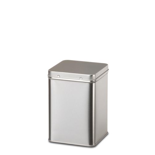 Teekrone: 6 Stück Teedosen (100 x 100 x 155mm) aus Metall für losen Tee (ca. 300-400g)