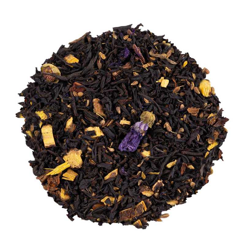 Schwarzer Tee Lakritz
