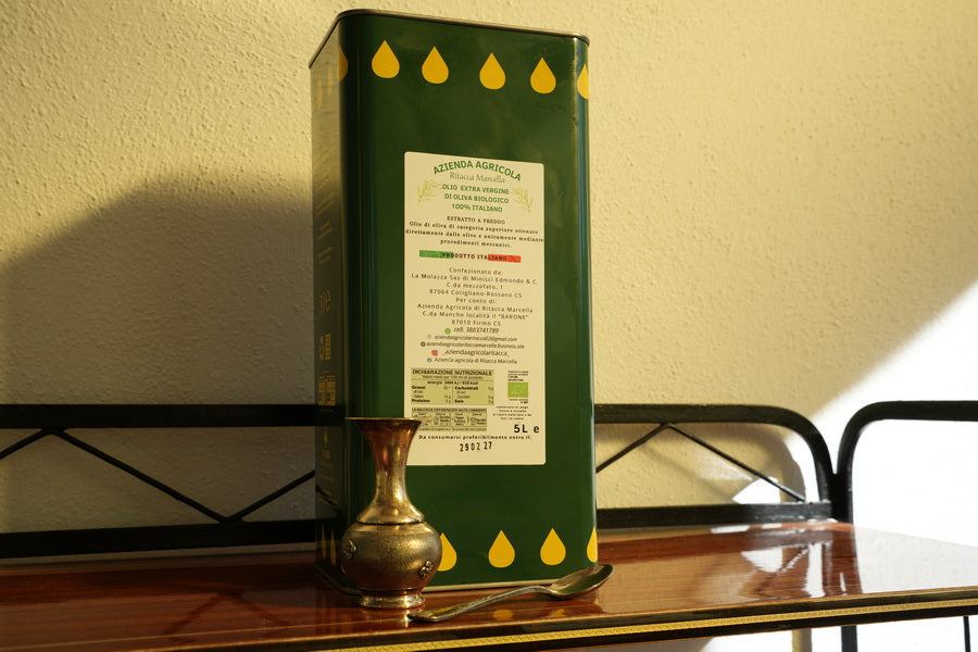 Bio Olivenöl Extra Vergine di Ritacca im Kanister