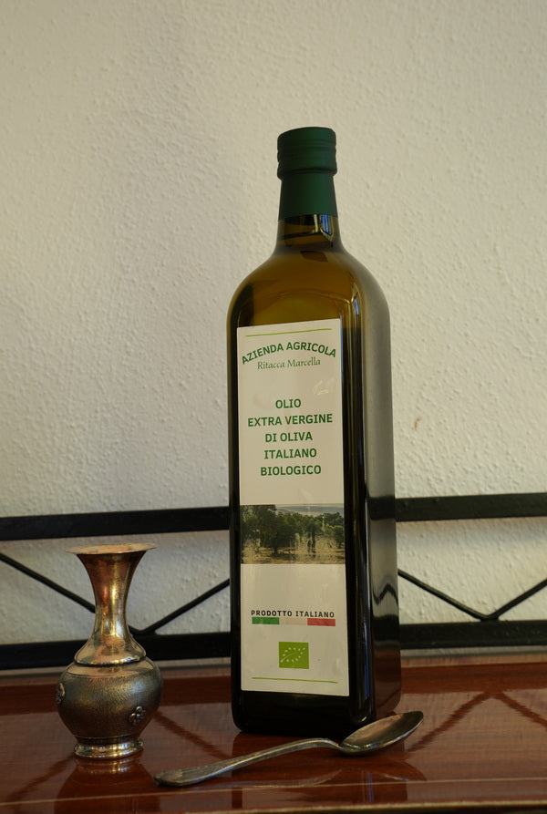Bio Olivenöl Extra Vergine di Ritacca in der Flasche