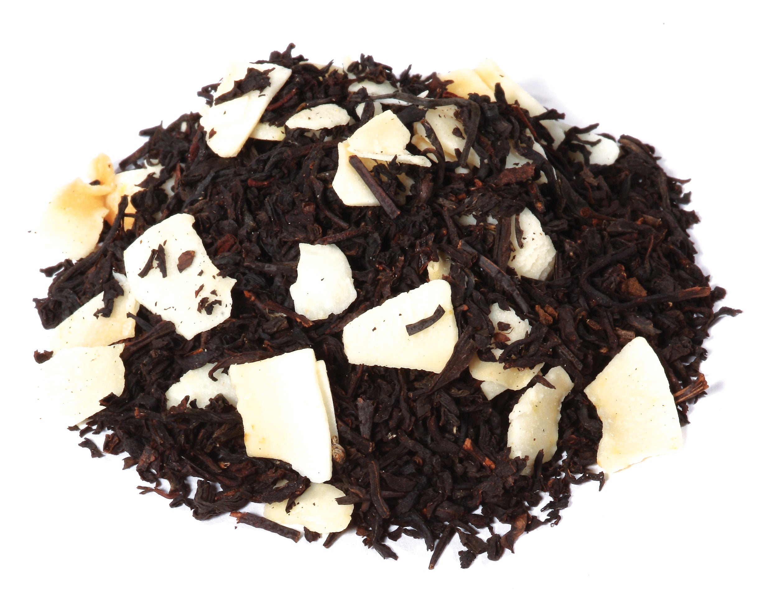Schwarzer Tee Kokos Creme